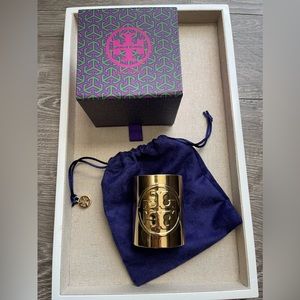 Authentic Tory Burch Large Logo Cuff